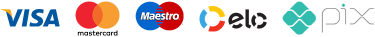 Aceitamos cartões de crédito, débito e pix.